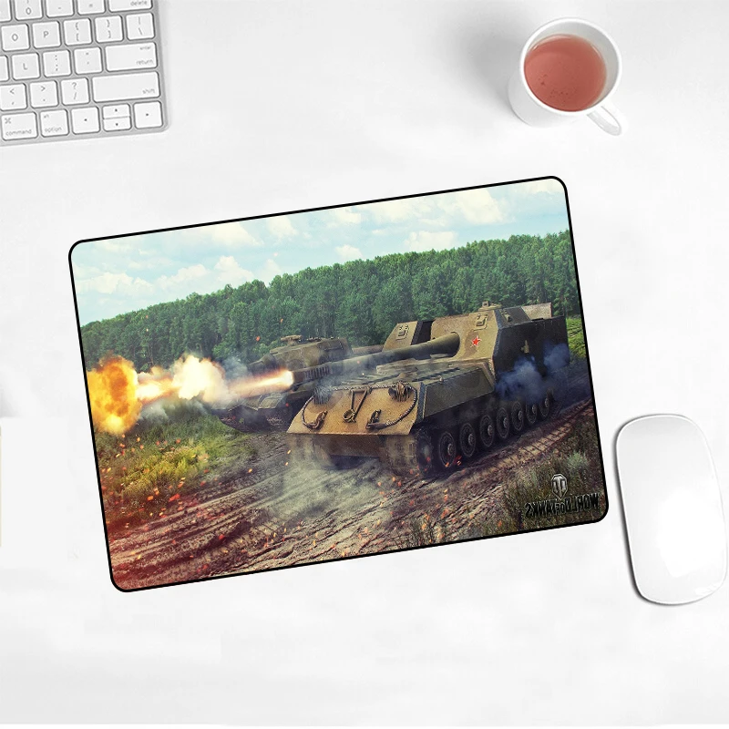 Коврик для компьютерной мыши 22x18 см нескользящий игровой коврик ноутбука WOT LOL CS