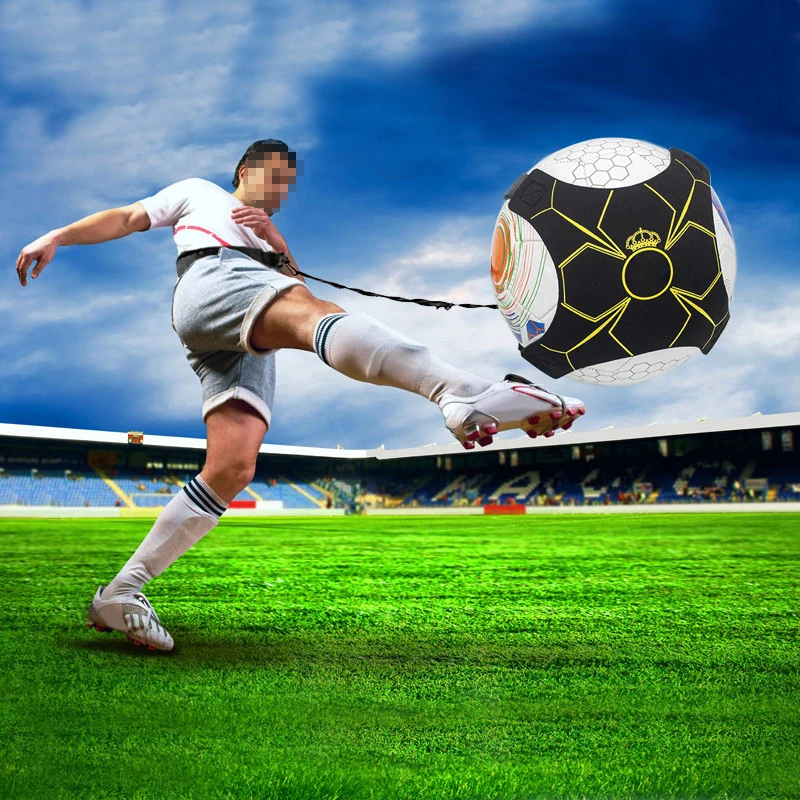 

Soccer Trainer Football Ball Kick Solo Practice Juggle Bags Practice Training Equipment Children Auxiliary Circling Waist Belt