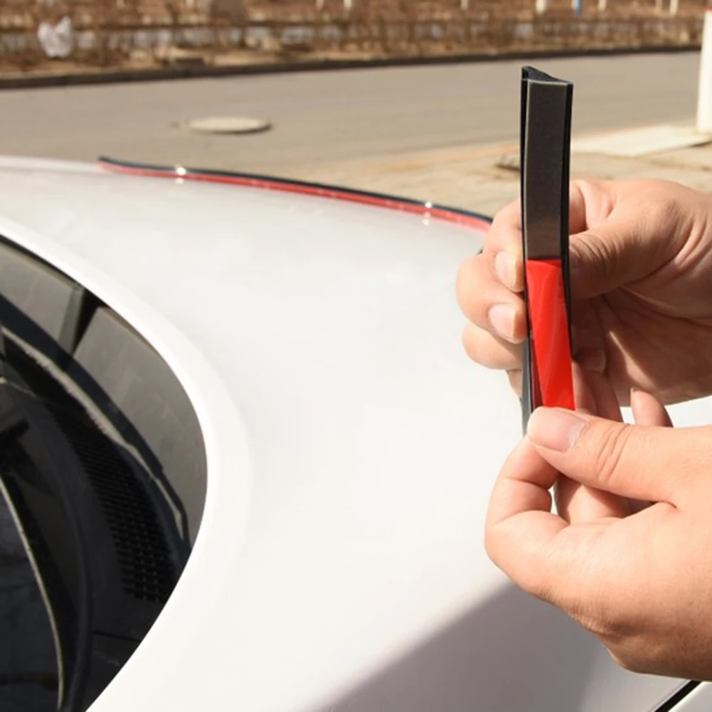 

1.8M Rubber Car Front Hood Windshield Seal Strip Moulding Wind Deflector Trim Durable And Practical To Use