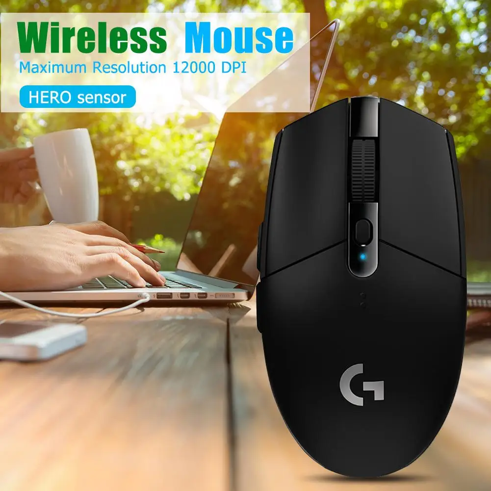 Logitech G304 движущегося со скоростью света Женская одежда с 6 кнопками Беспроводной