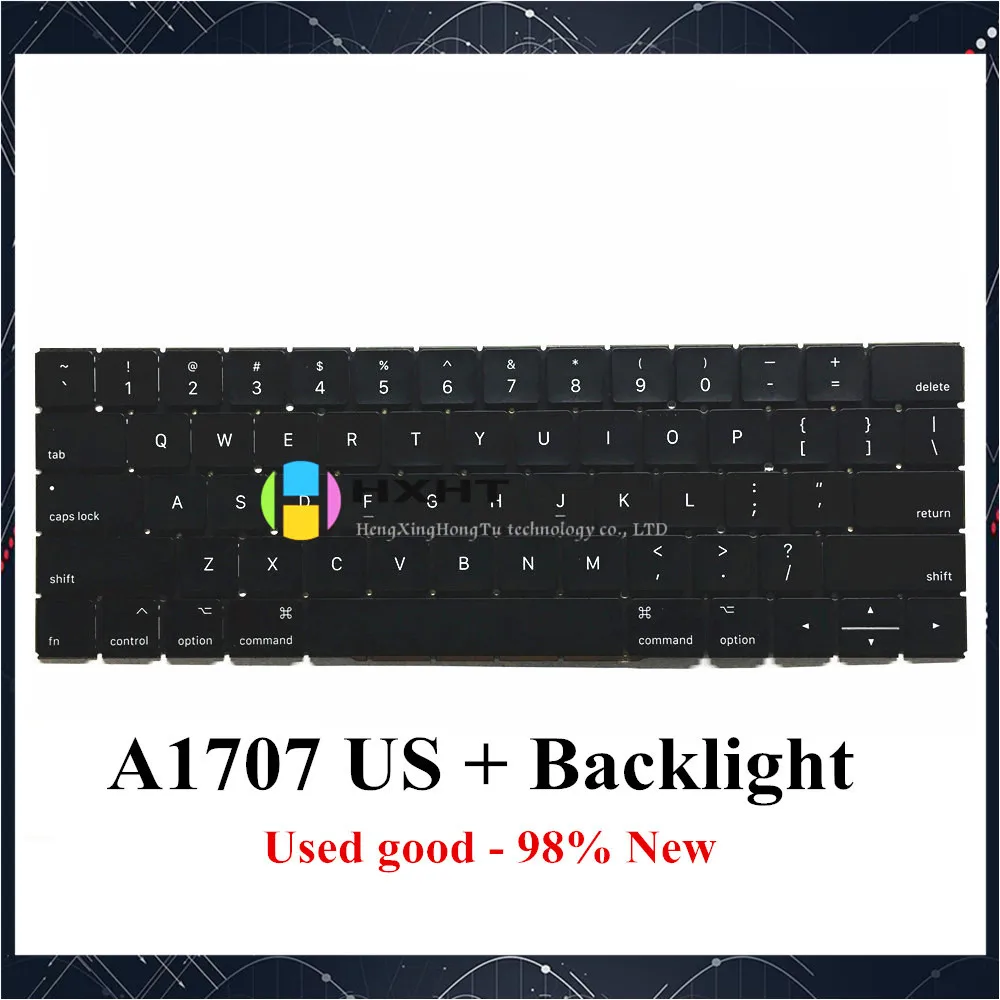 Оригинальная используемая клавиатура A1707 US для Macbook Pro retina 15 &quotA1707 ноутбука EMC3072