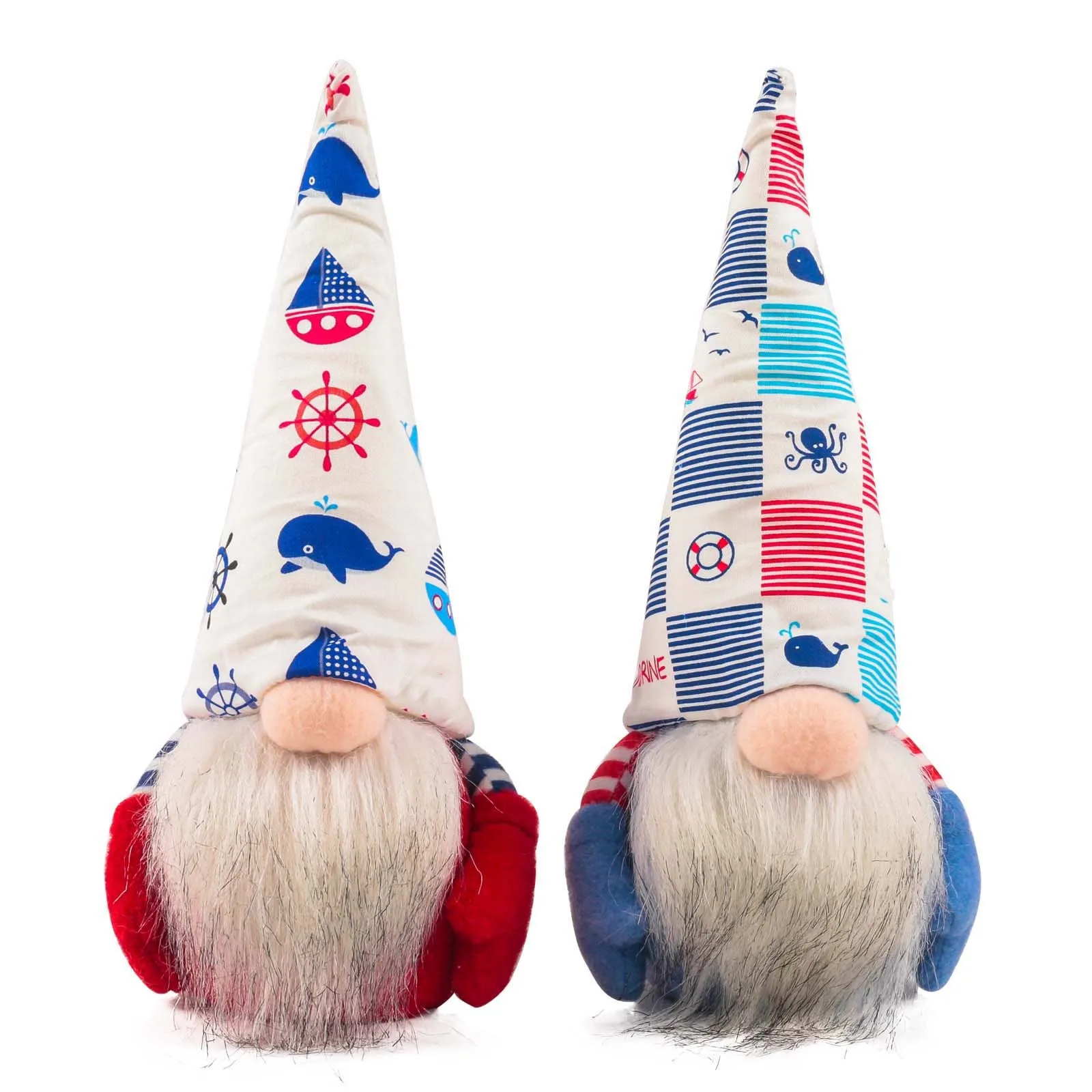 

Ocean Faceless Doll Nautical Gnome Ornament Decoration Ocean Festival Gnome Summer Deep Blue Luckily Desktop Elf Farmhouse