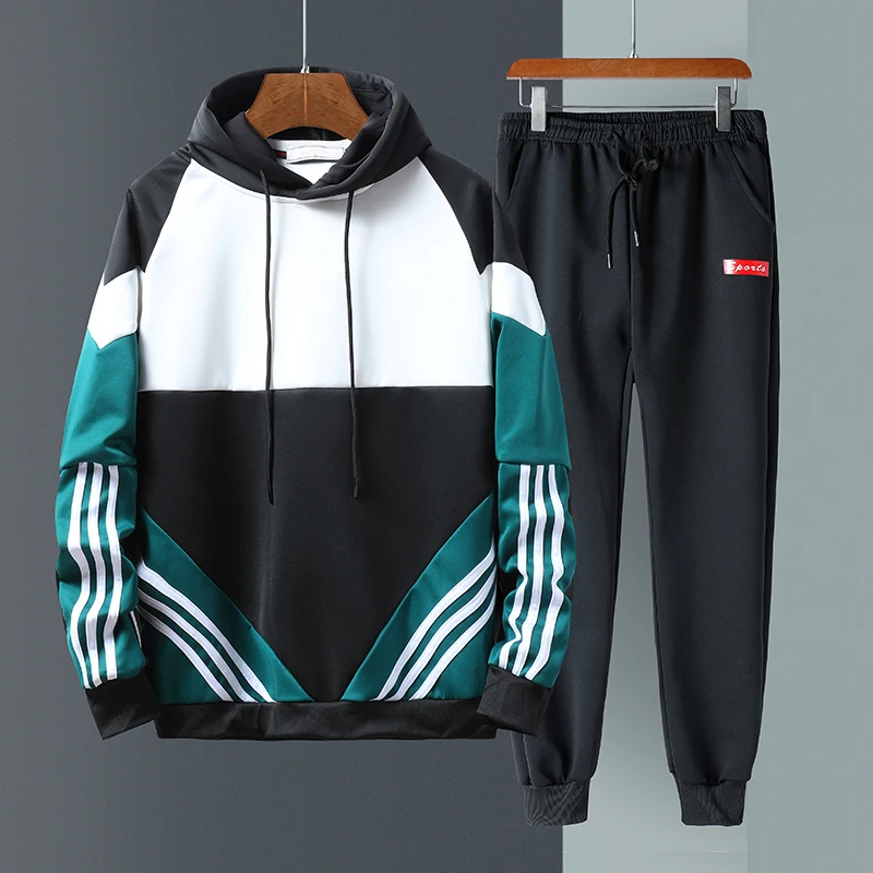 Спортивный костюм мужской 4XL брендовая одежда весна 2020|Мужские спортивные