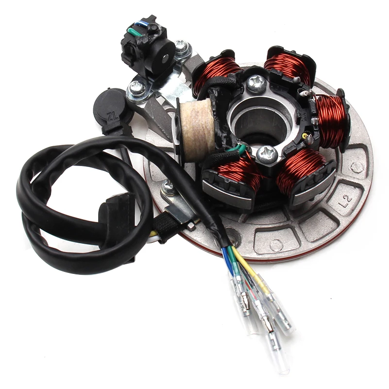 Магнитный Статор для мотоцикла (LF LIFAN 140cc двигатель с откидным стартом) KAYO ESB
