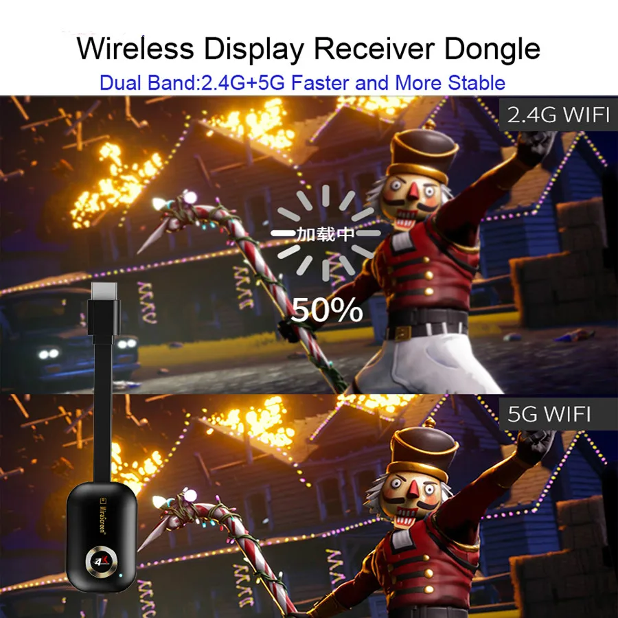 Mirascreen G9 Plus 2 4G/5G 4K беспроводной HDMI совместимый H.265 Wifi Дисплей Dongle Mirror Airplay DLNA
