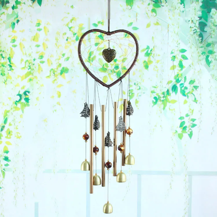 

Bells Wind Chimes Door Decorations Heart-Shaped Home Decoration Handicrafts Gift Pendants Household Ornaments NIN668