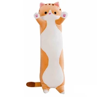 cute cat animal plush toy comfortable to the same size or while reading real holding the tv watching p0u3