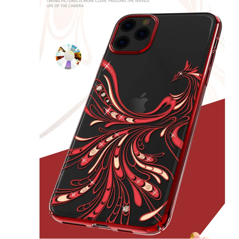 Оригинальный Роскошный брендовый чехол Kavaro со стразами для iPhone 11 Pro/11 Pro Max/11 Funda