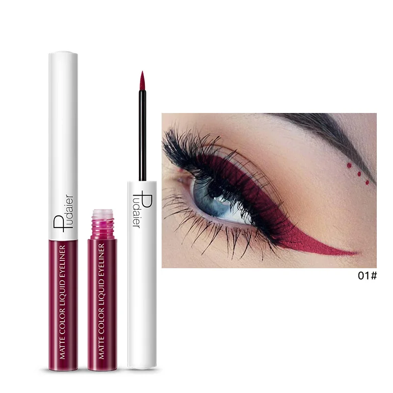 15 Color Matte Liquid Eyeliner Quick Dry Waterproof Eye Liner Pencil Brown Purple Cosmetic Makeup Tool TSLM2 |