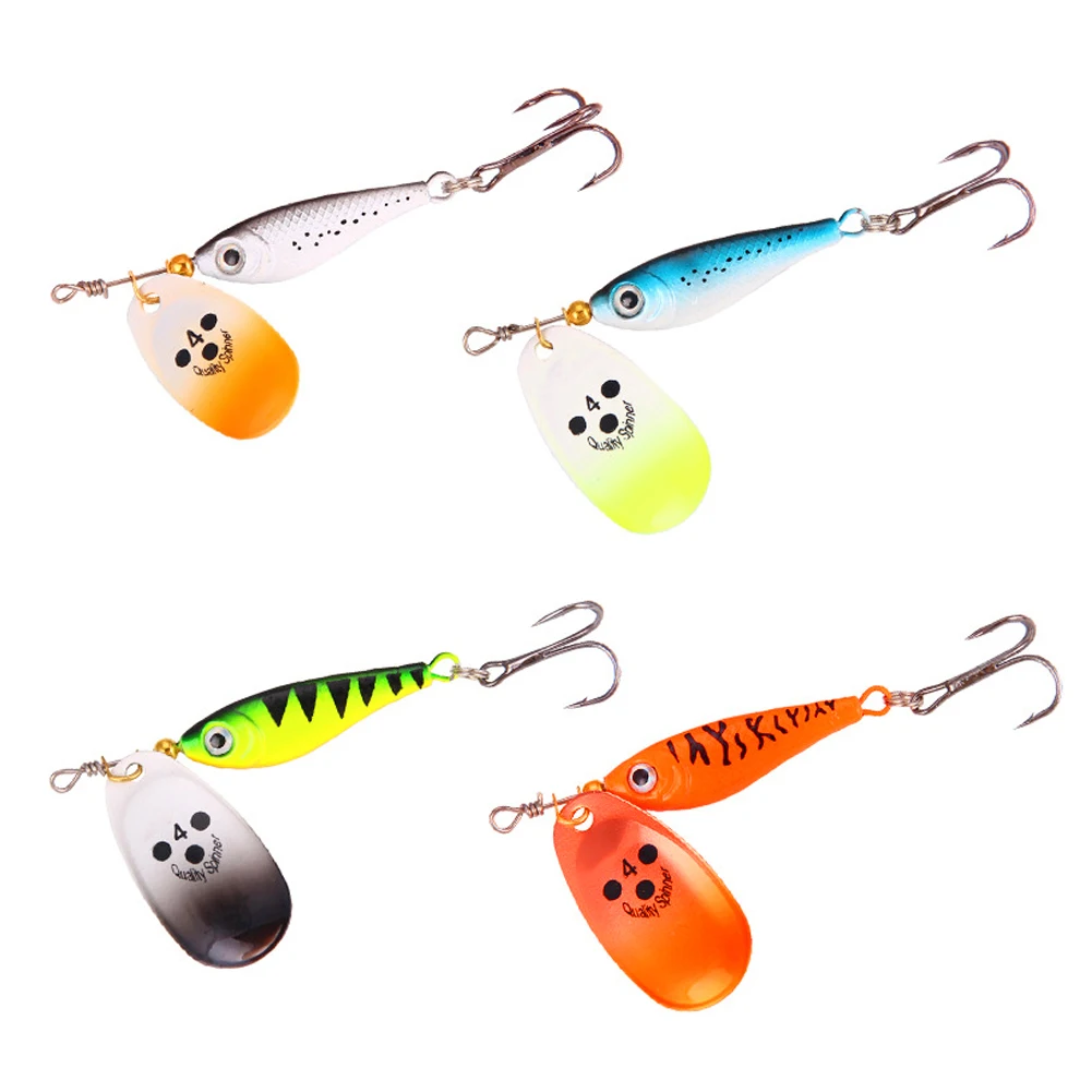 11g/15g/20g Rotating Metal Spinnerbait Fishing Lure Artificial Hard Bait Freshwater Saltwater Fishing BaitCarpFishing Tackle Hot