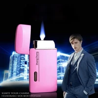 pearlescent paint ultra thin windproof inflatable lighter tobacco accessories smoking accessories for weed gadgets for men