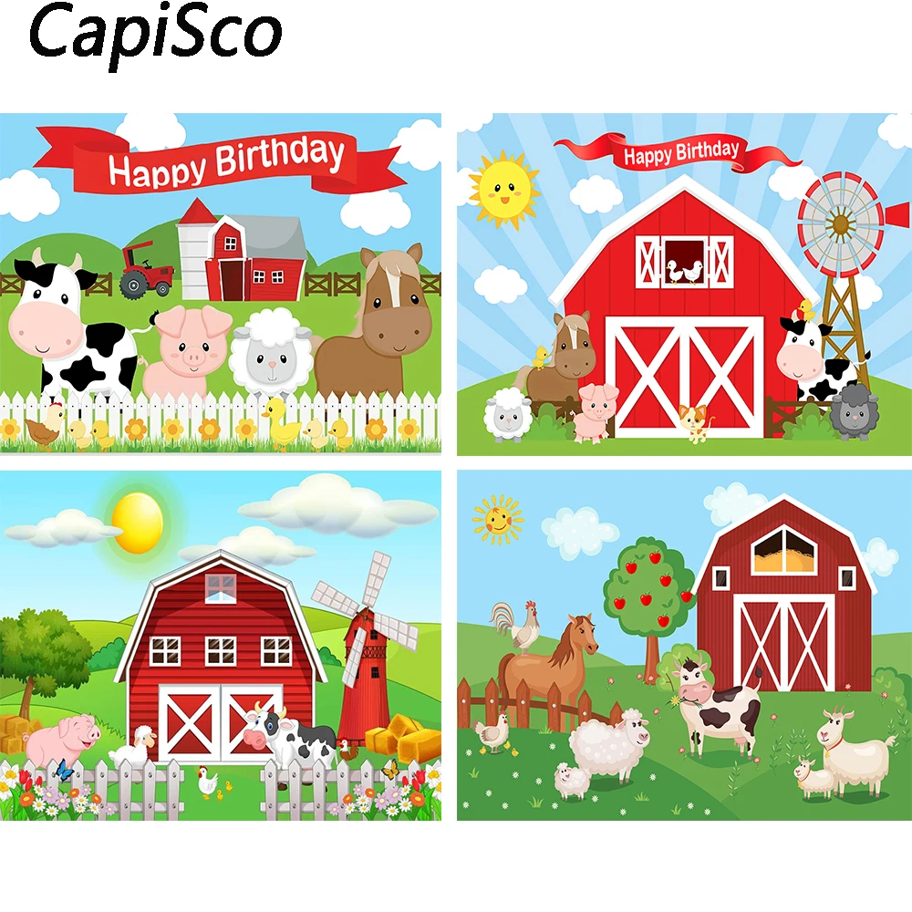 Capisco животноводческая ферма сарай для съемки новорожденных с рисунком в виде