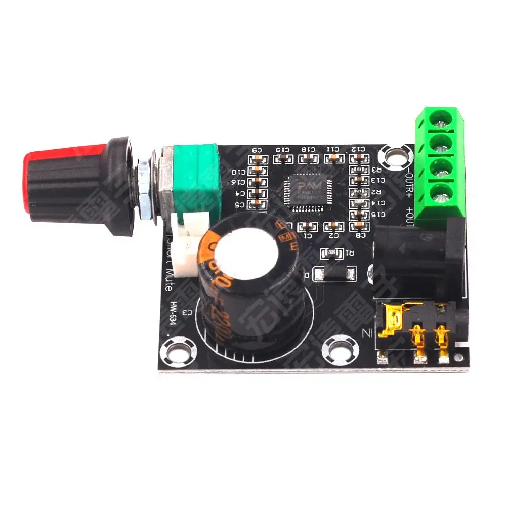 2x15 Вт PAM8610 Class D плата цифрового усилителя звука с двойной мощностью 12 В |