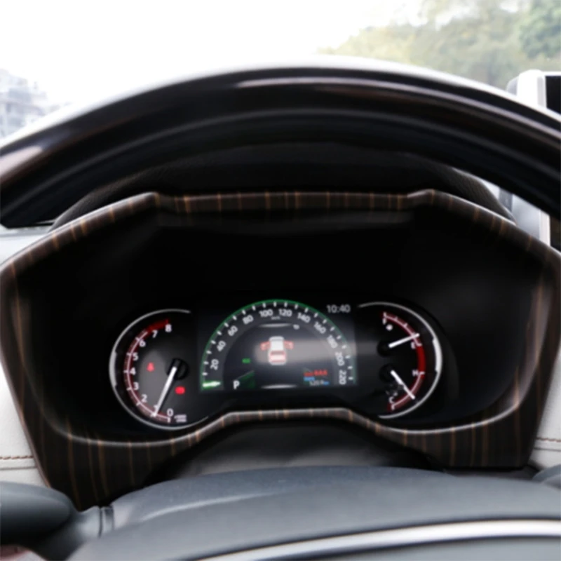 Декоративная рамка для приборной панели из АБС пластика под дерево