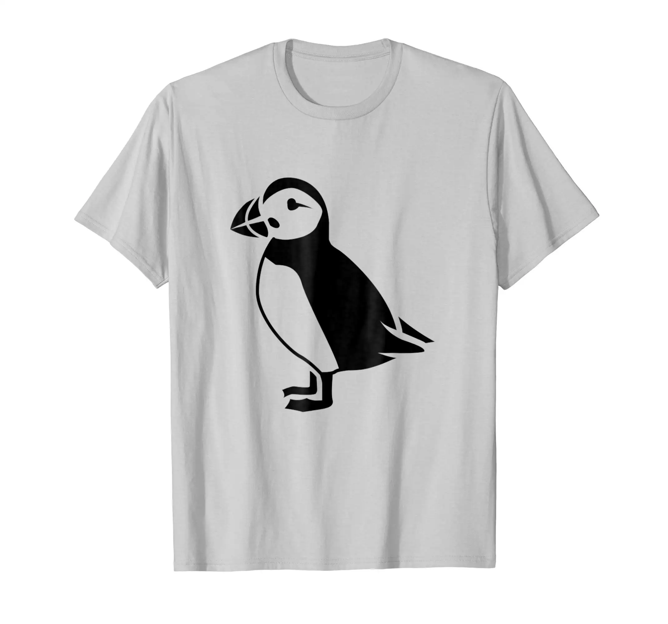 2019 модная мужская футболка Puffin рубашка Исландская любовь Милая птица черный