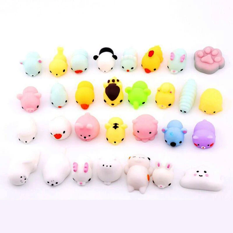 

Squishy Mochi Fidget Toy Cute Animal Antistress Ball Squeeze Mochi Rising Abreact Soft Sticky Stress Relief Toy Gifts
