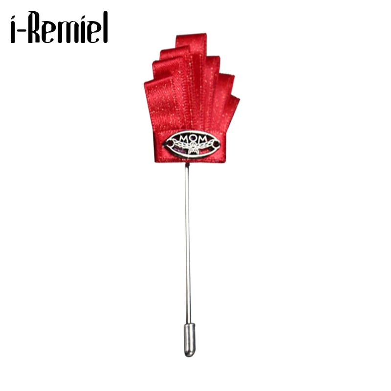 I Remiel Корейская тканевая длинная игла брошь вставок Мужская в форме короны для