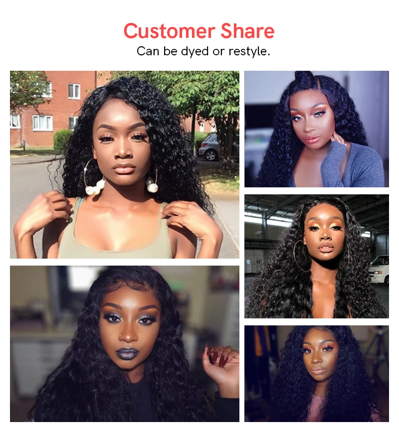 

Peruvian Deep Wave Human Hair Weaves Bundle 1/3/4pcs Lot 10"-26" Available Ali Queen Hair Products Remy Human Hair Extension