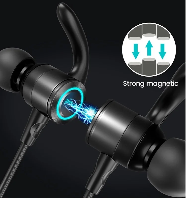 Спортивные bluetooth наушники Picun H26X v5.0 IPX7 Водонепроницаемая гарнитура беспроводные