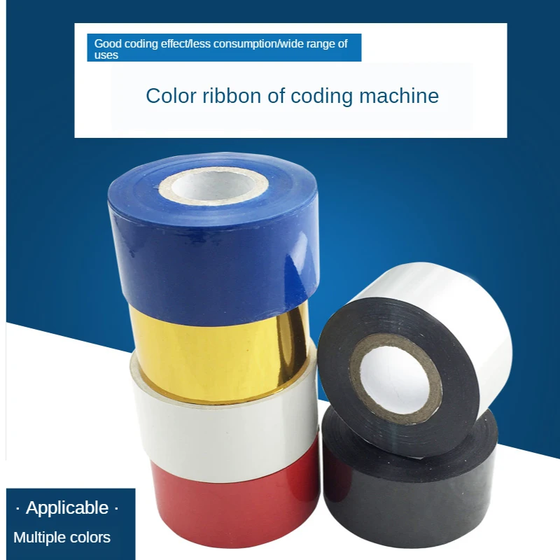 Electric Color Ribbon Hot Printing Machine Direct Thermal Foil Manual Stamp Printer Coding Machine Date Ribbon Coder enlarge