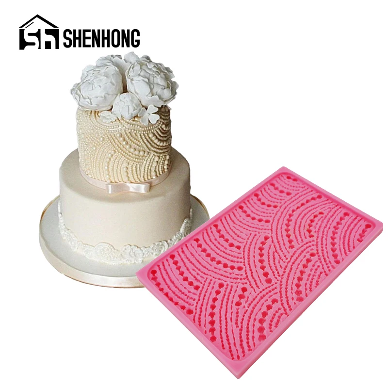 

SHENHONG фотоформа для выпечки, формы для помадки большого размера, инструменты для украшения свадебных тортов, силиконовая форма для пасты