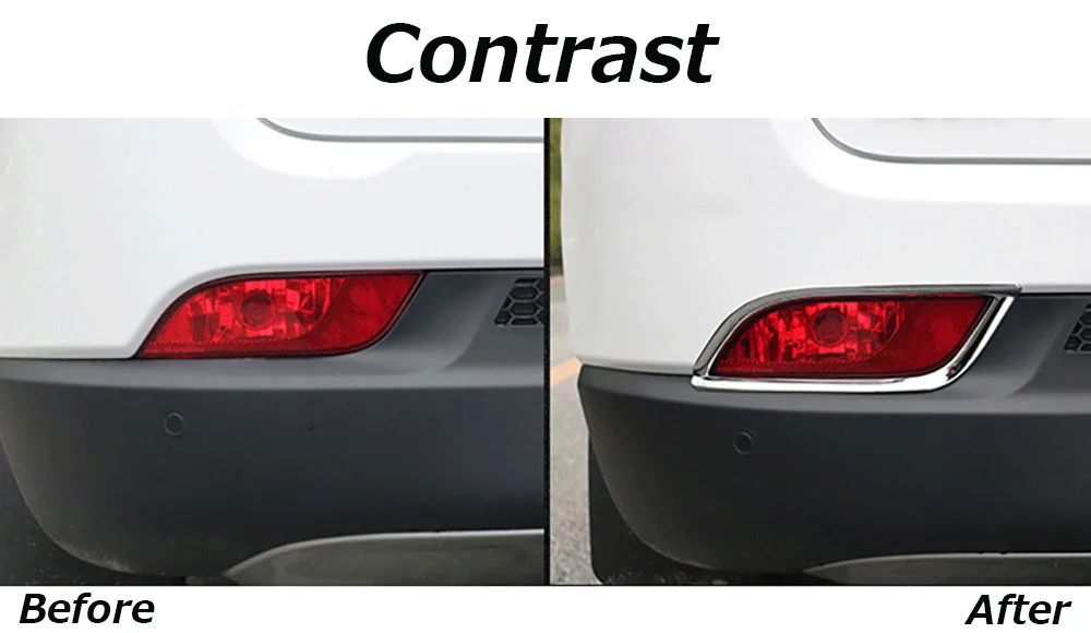 Для Jeep Compass 2017 2018 2019 2020 задняя противотуманная фара декоративная накладка ABS