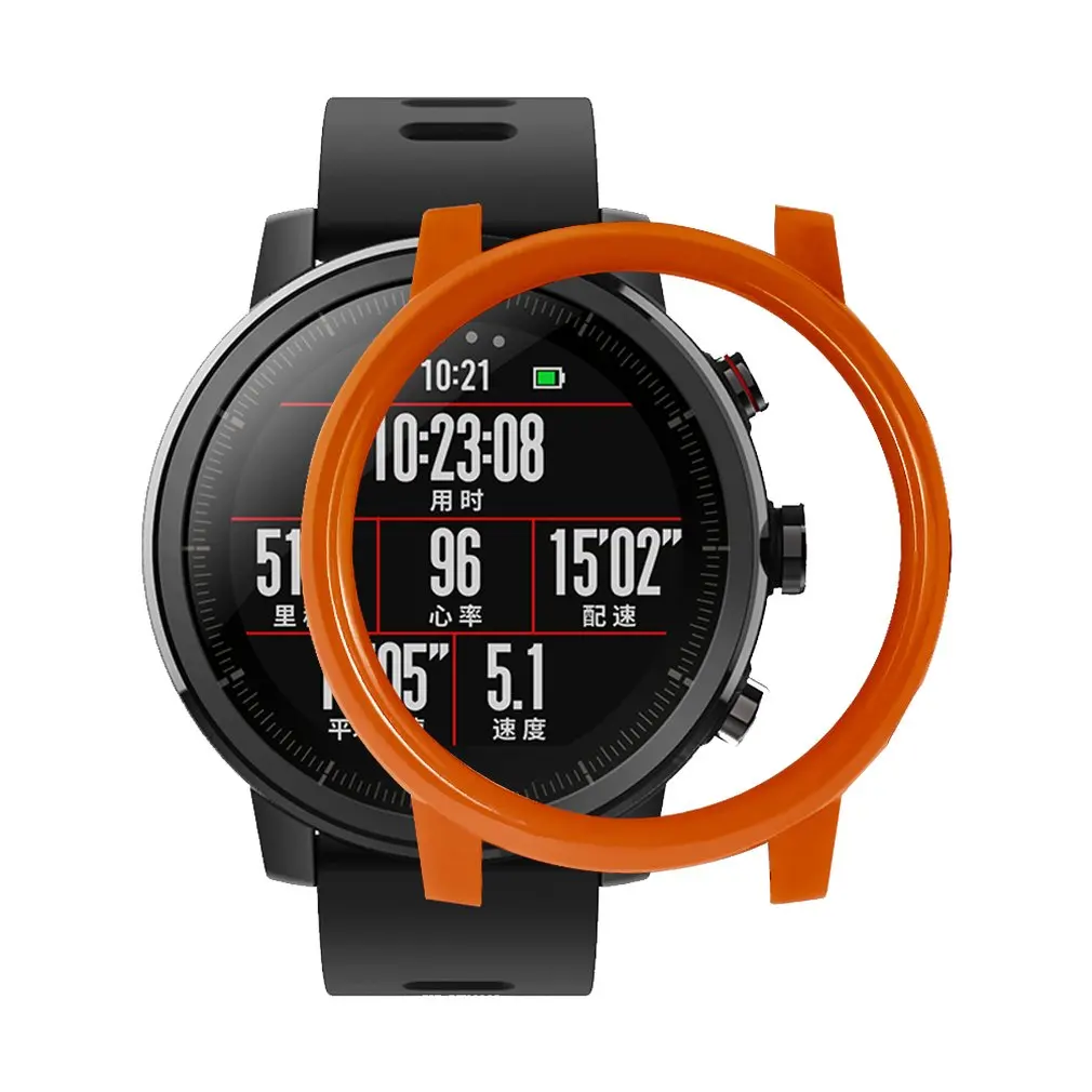 Защитная оболочка для экрана Amazfit 2/2S Stratos полная Рамка PC защитный чехол часов 2