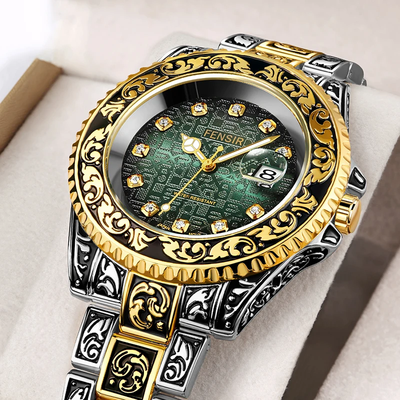 Часы наручные мужские Кварцевые водонепроницаемые брендовые Роскошные с