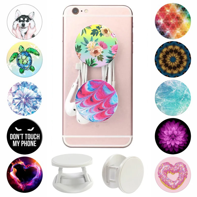 

Universal DIY попсокет Expanding Hot Phone Stand pocket socket Grip Finger Ring Support Anti-Fall Rotatable Nimble Phone Holder