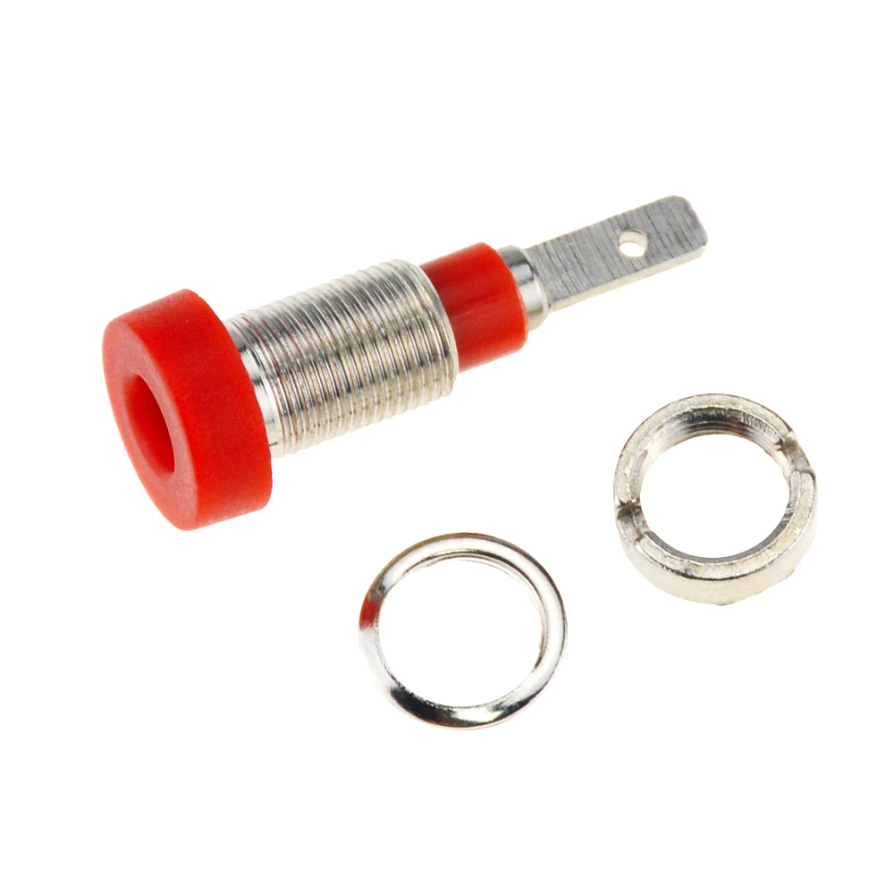 5 шт. 10 А Красочные 2 мм вилки типа банан изолированные клеммы питания вилка