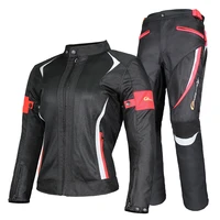 motorcycle jacket protective gear womens jacket moto pants suit jacket waterproof touring moto cross clothing set