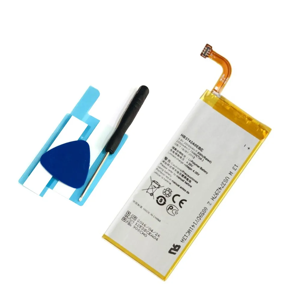

3.8V 2000mAh HB3742A0EBC Battery For Huawei Ascend P6 P6-U06 p6-c00 p6-T00/ Ascend G6 G620 G621 G620s G630 Bateria