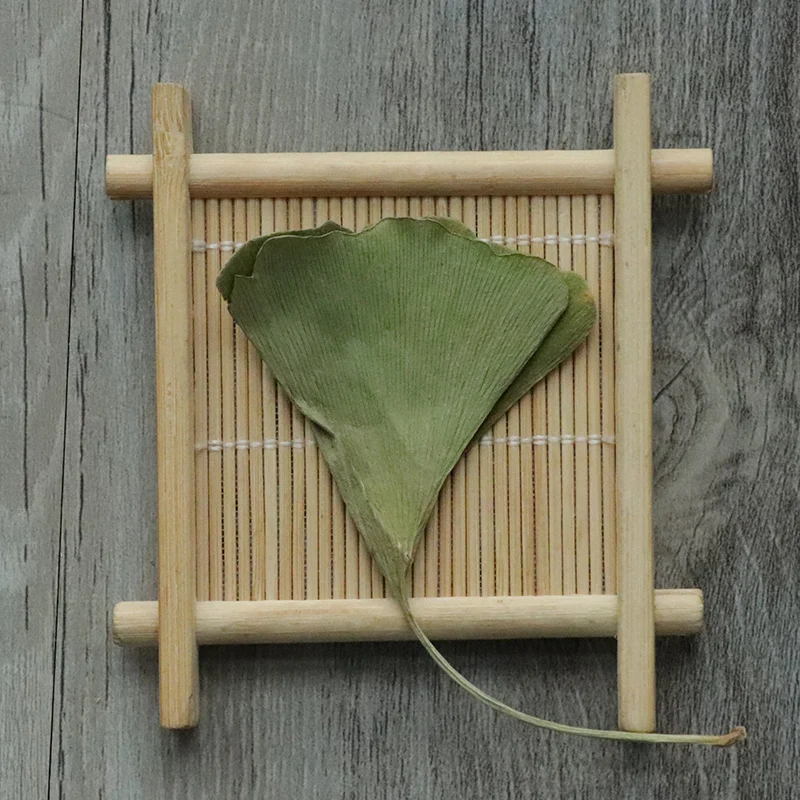 Натуральный сушеный чай из листьев гинкго китайский зеленые травяные листья