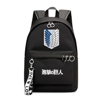 anime attack on titan canvas backpacks night reflective printing rucksacks laptop large capacity kids school shoulder bags