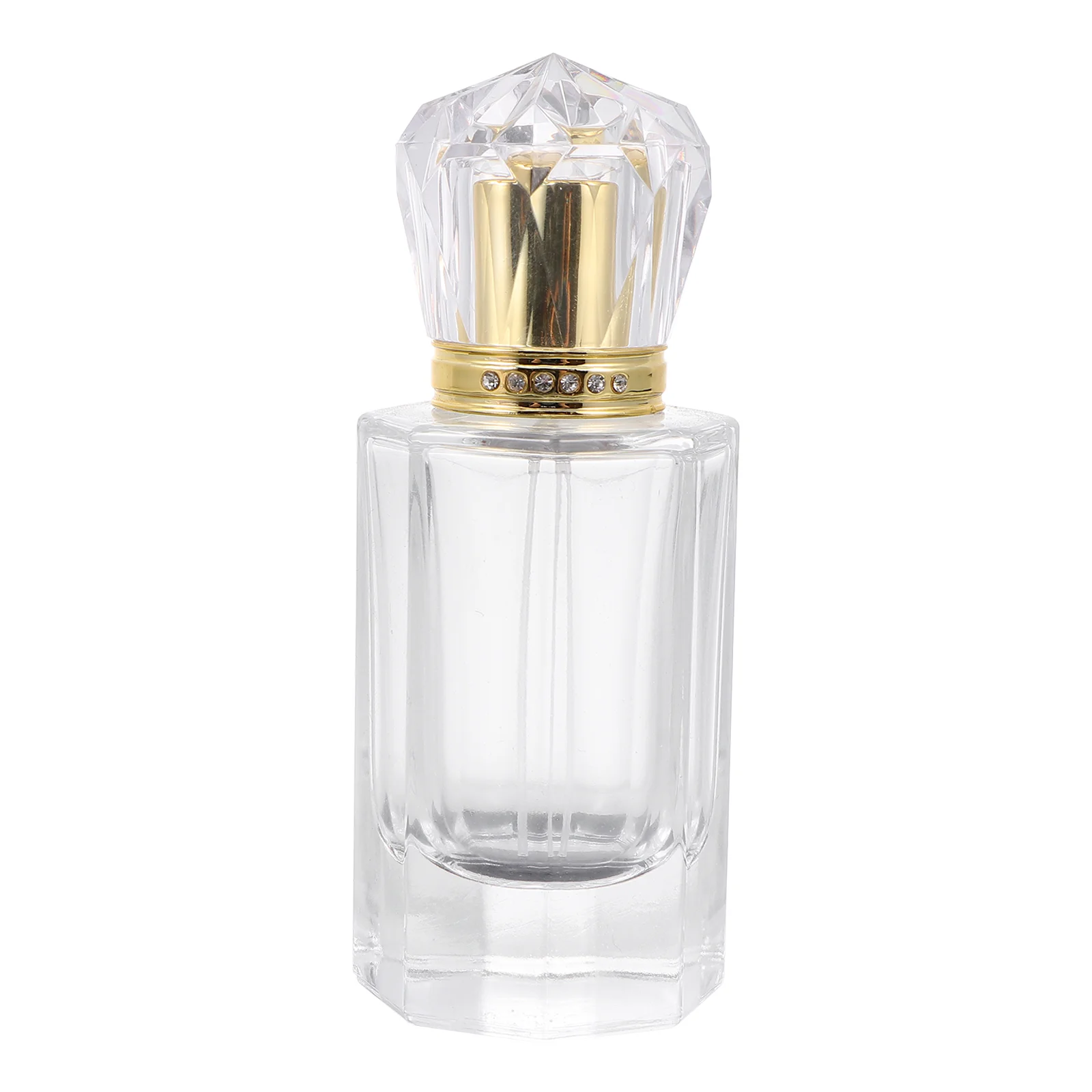 

1Pc 50ml Travel Perfume Atomizer Bottle Glass Bottle Sprayer Dispenser (White)