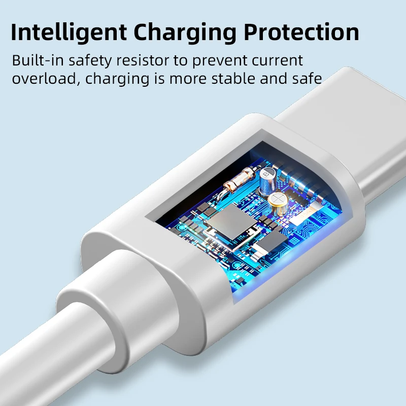 Оригинальное зарядное устройство Melonboy 5А с USB-кабелем типа C для Samsung P30 S20 S9 Xiaomi Huawei