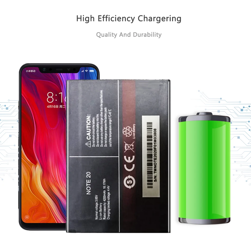 Bater&iacute;a de 4200mah para Cubot Nota 20/nota 20 Pro-1