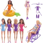1 шт. игрушечных аксессуаров для кукол Barbiees, мини-транспорт, автомобили, велосипеды, мотоциклы, розовые милые цвета, подарки