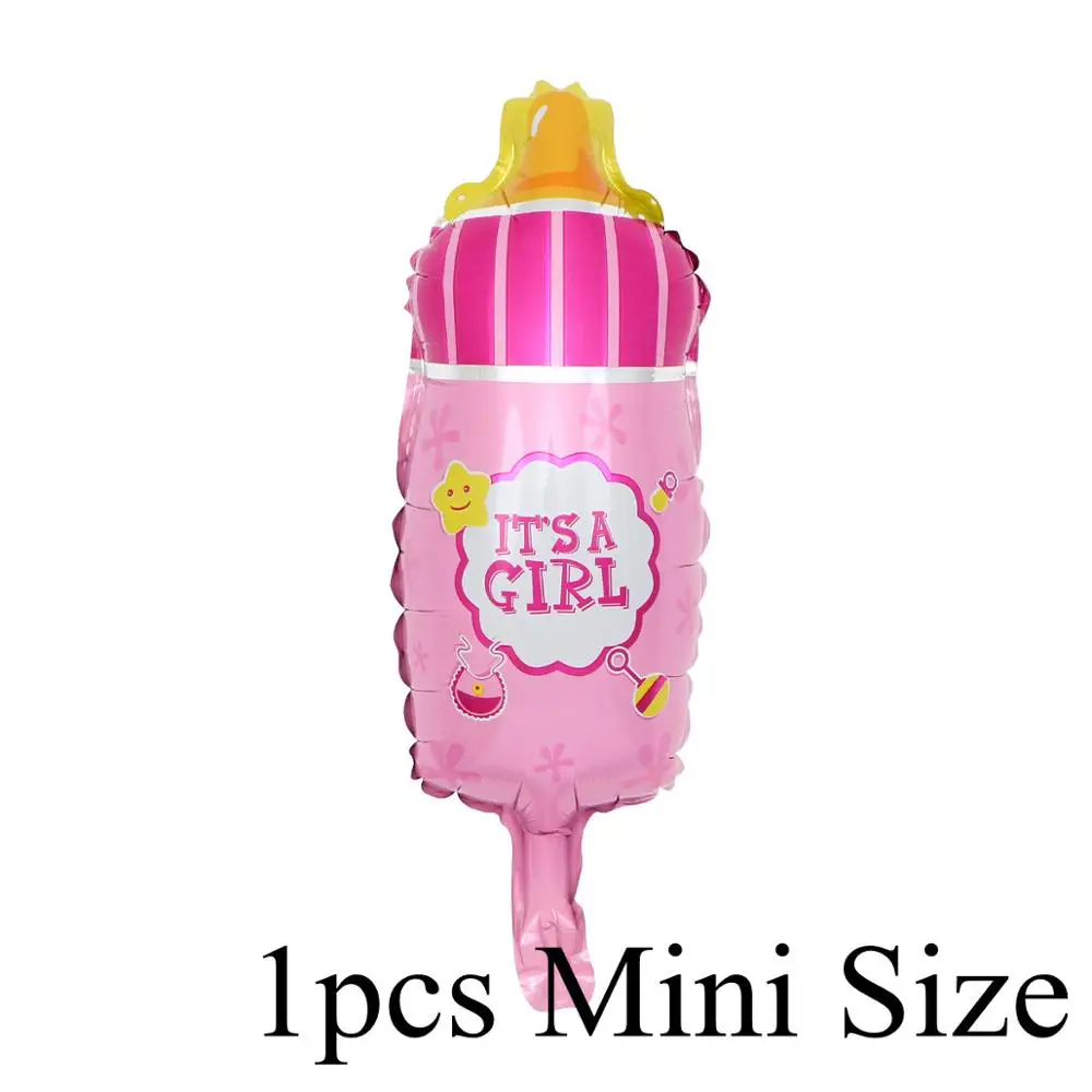 1pcs as the picture 5 шт./лот мини малыш душ мальчики девочки праздник украшения из фольги шары коляска гелиевые шары день рождения поставки globos - Цвет: 1pcs as the picture