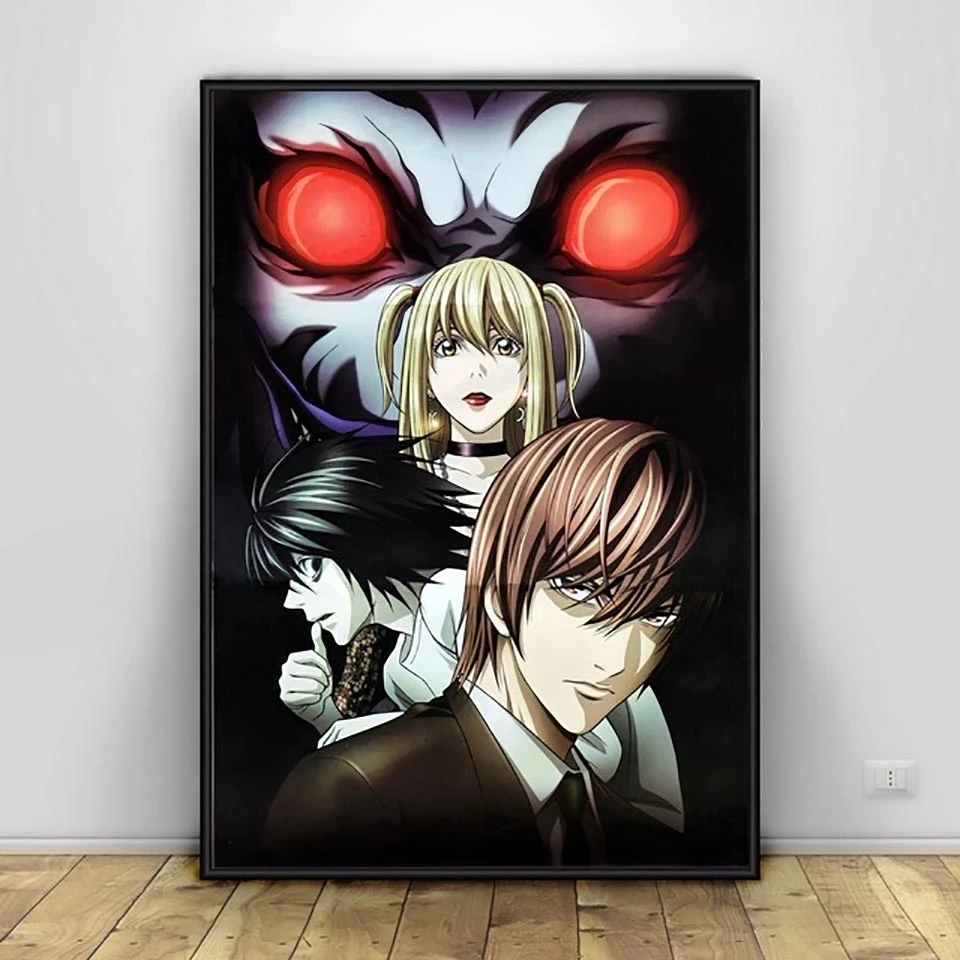 

Hd Canvas Painting Wall Art Anime Death Note Prints Picture Nordic Poster Modulaire Modern Home Decor Living Room Bar Decoration