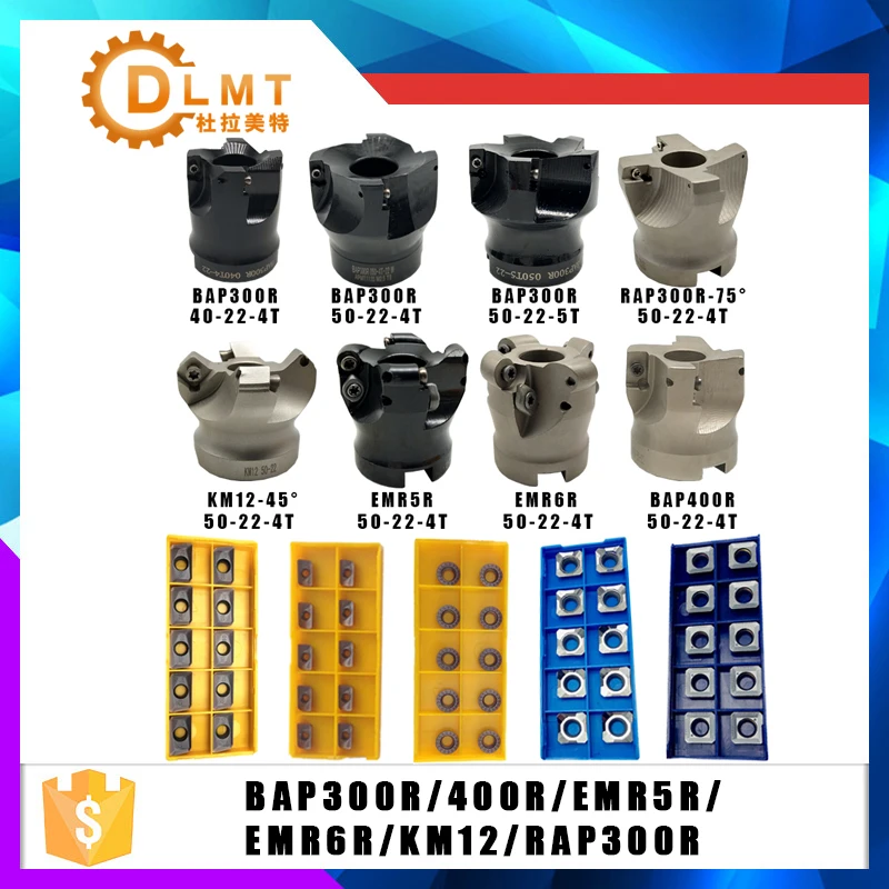 Держатель для фрезерного станка BAP400R BAP300R EMR5R EMRW6R KM12 RAP300R 40 50 22 4T 5T 6T APMT1135 1604 SEKT1204|apmt