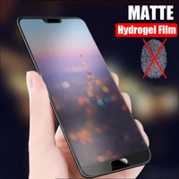 3pcs matte screen protector hydrogel film for huawei p20 p30 lite pro p40 p smart 2019 protective film for honor 10 lite 9 8x 9x