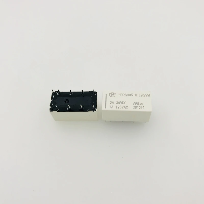 50 шт./лот Магнитная защёлка реле HFD2 003 005 012 024 M L2 1A 10PIN две группы