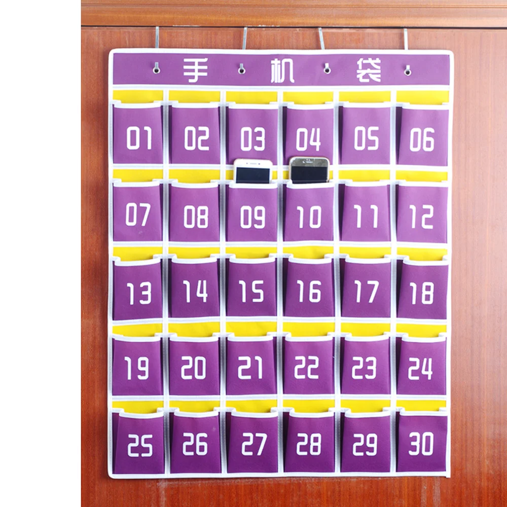 

52Pcs Blue Iron Door Back Hooks Multifunctional Traceless Over the Door Hanger for Wall Storage Bag Pocket Hanging Bag