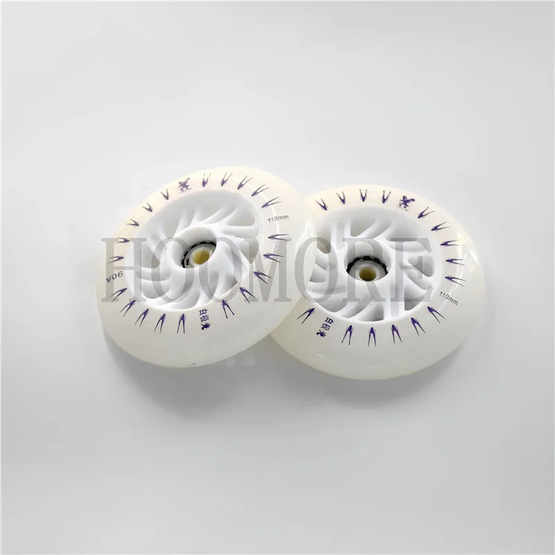 110 мм светодиодный скоростные колеса для роликовых коньков белые синие зеленые