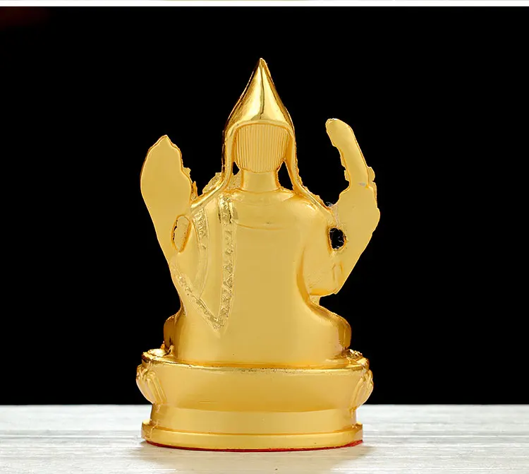 Портативная мини-статуя Будды tsongkhпа карманная Будда маленькое украшение для