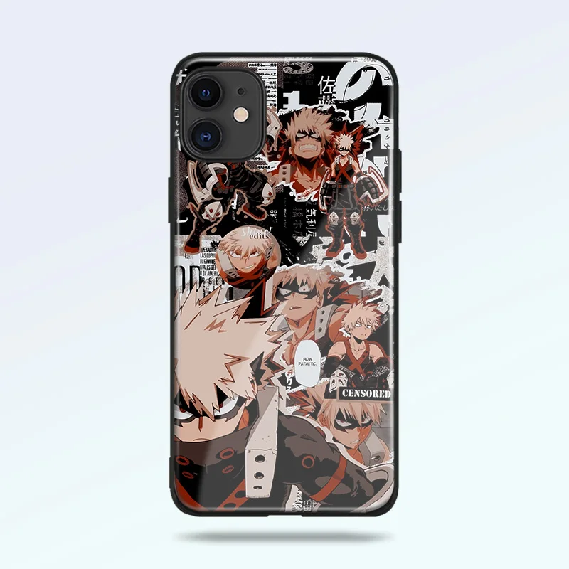 Bakugou katsuki эстетическое аниме для iPhone SE 6s 7 8 Plus X XR XS 11 12 mini Pro Max мягкий силиконовый