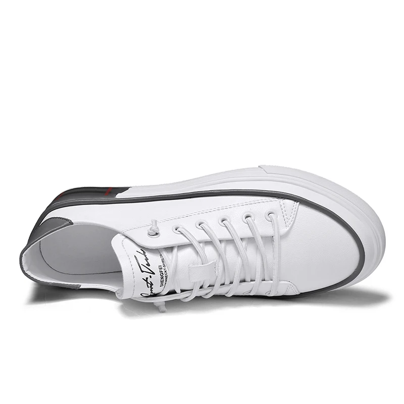 

Original Leather Man Sneakers Black Young Casual Footwear Men Brand Designer Flats Shoes Mens Good Quality Casual Shoes Men