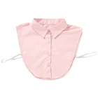 Длинная рубашка, Поддельный Воротник, профессиональный офисный женский Поддельный Воротник, индивидуальный костюм, галстук