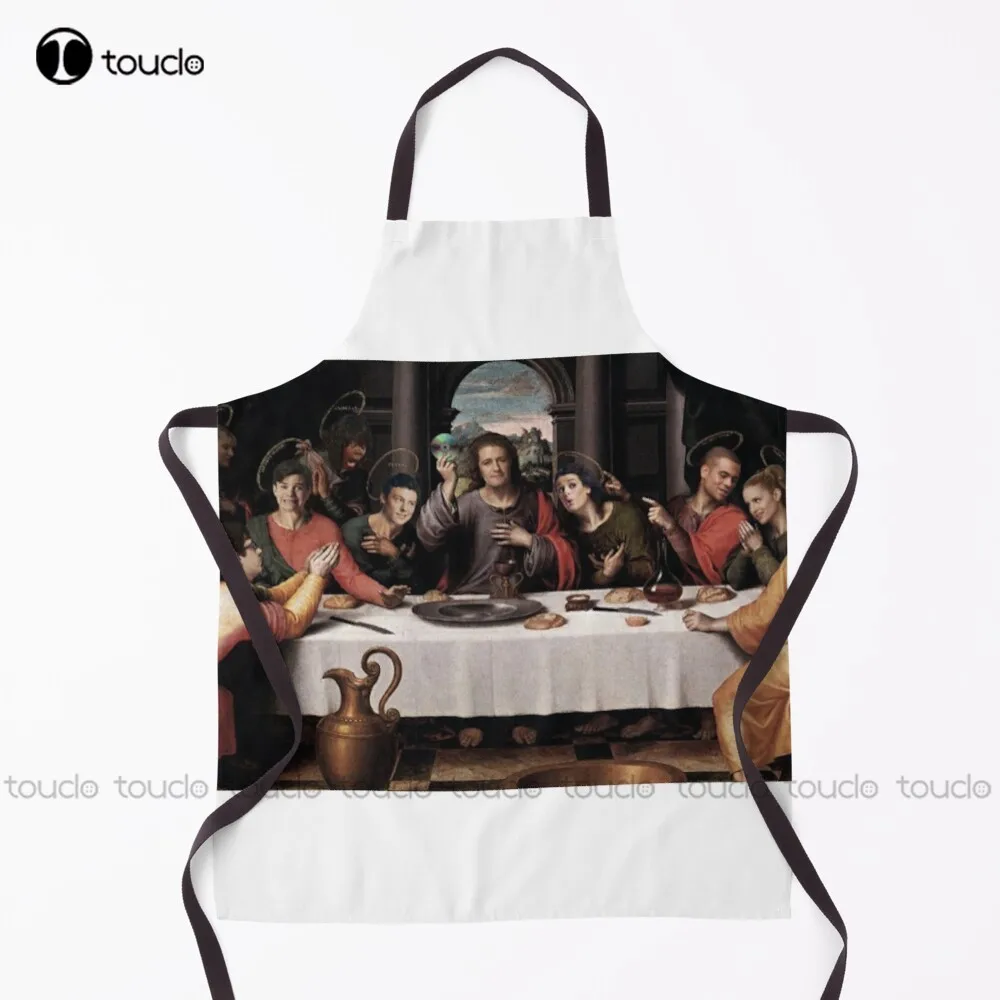 

New The Glee Cast, But It'S The Last Supper! Apron Woodworking Apron Unisex